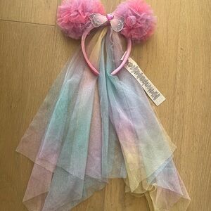 Disney Pink and Pastel Rainbow Hair Accessory🎀